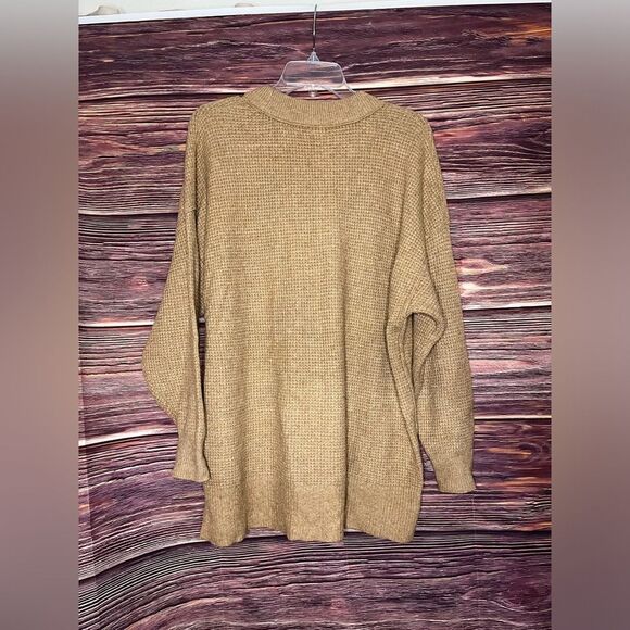 Aerie Oversized Longsleeve Orange Sweater. Size Small. - Picture 7 of 7